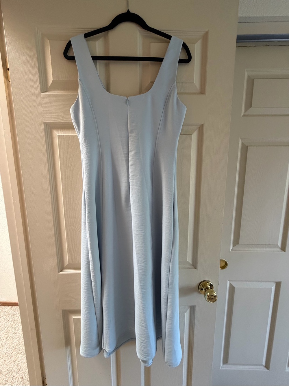 Joie Pale Blue Sleeveless Scoop Neck Midi Dress - Picture 4 of 4